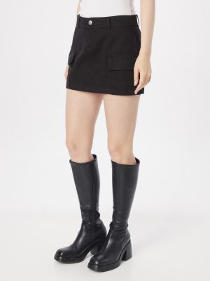 Βαμβακερή φούστα mini Cotton On μαύρο