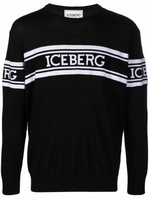 Jersey de punto de tela jersey Iceberg negro