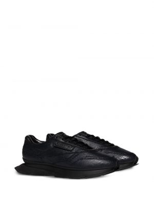 Sneakersy sznurowane skórzane koronkowe Reebok Ltd czarne