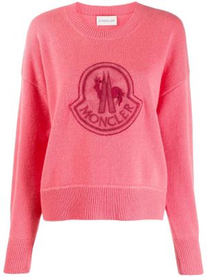 Jersey de tela jersey Moncler rosa