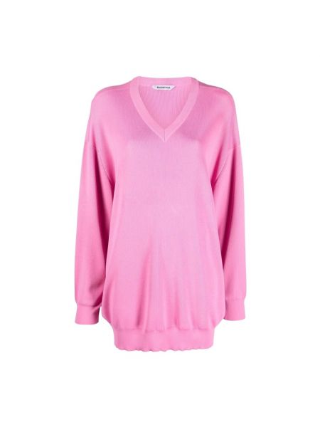Sweter Balenciaga, różowy