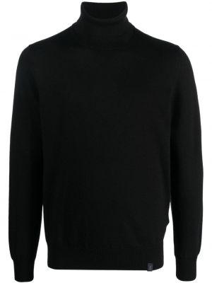 Sweter wełniany Fay czarny