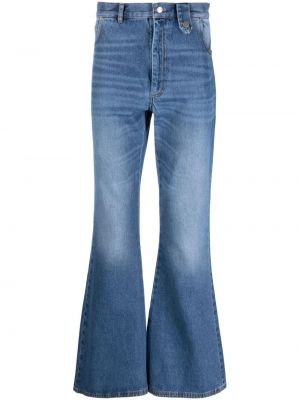 Bavlněné džíny relaxed fit Egonlab modré