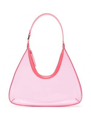Прозрачни чанта за ръка By Far розово