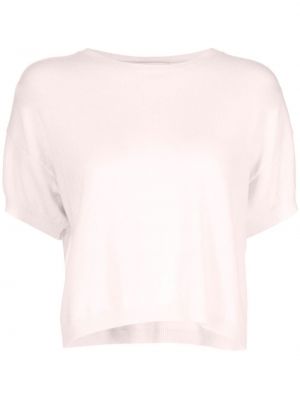 T-shirt i kashmir Crush Cashmere rosa