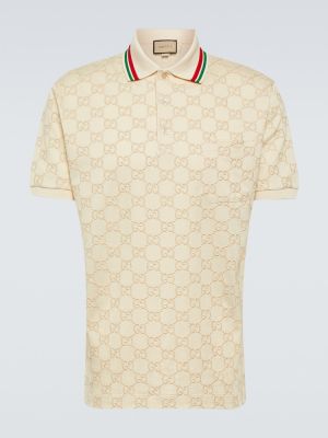 Поло тениска бродирана Gucci