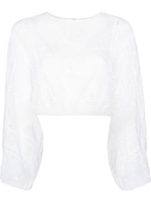Укороченная блузка Boteh, белая
