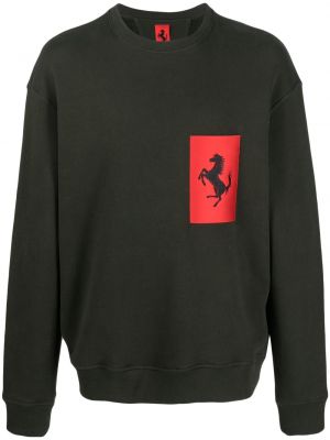 Sweatshirt mit print mit rundem ausschnitt Ferrari