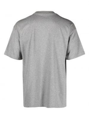Bavlněné tričko se srdcovým vzorem Carhartt Wip šedé