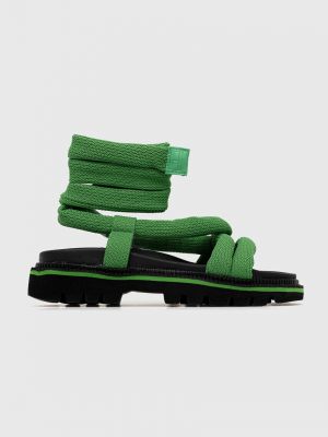Chunky сандали на платформе Tommy Jeans зелено