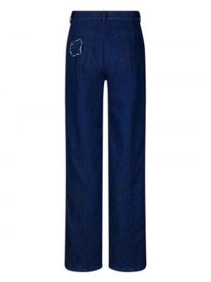 Pantalon plissé Cecilie Bahnsen bleu