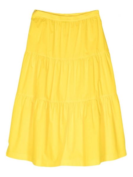 Midi sukně Patrizia Pepe žluté