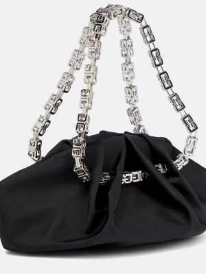 Hodvábna kabelka Givenchy čierna