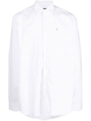 Košile s výšivkou Raf Simons bílá