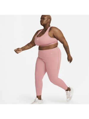 Legginsy z wysoką talią Nike różowe