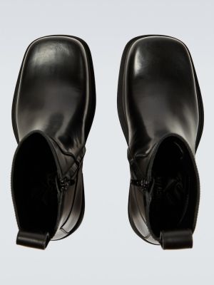 Chelsea boots en cuir Bottega Veneta noir