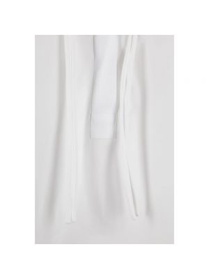 Blusa de algodón Max Mara blanco