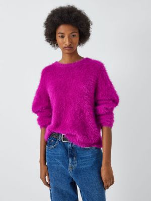 Бархатный свитер Velvet By Graham & Spencer фиолетовый