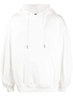 Pamučna hoodie s kapuljačom Songzio bijela