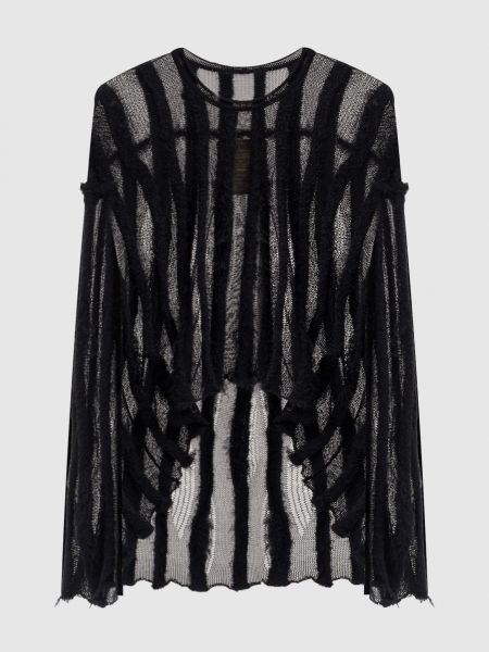 Смугастий светр Uma Wang чорний