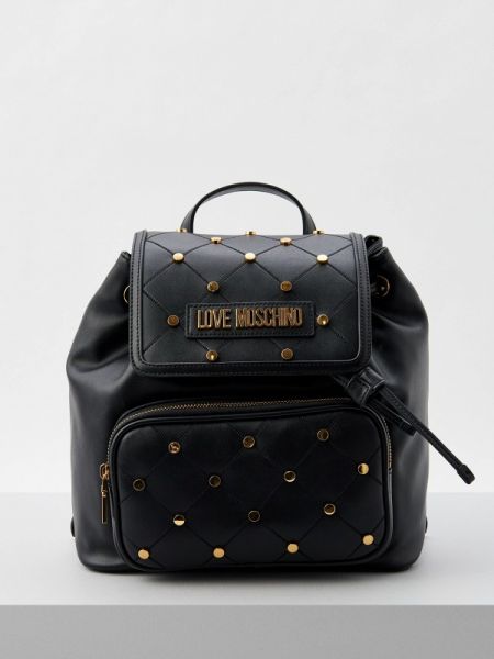 Черный рюкзак Love Moschino