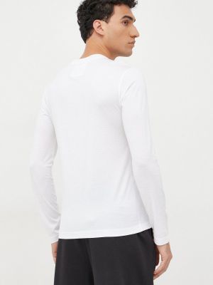 Tricou cu mânecă lungă Emporio Armani alb