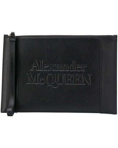 Bolso clutch Alexander Mcqueen negro