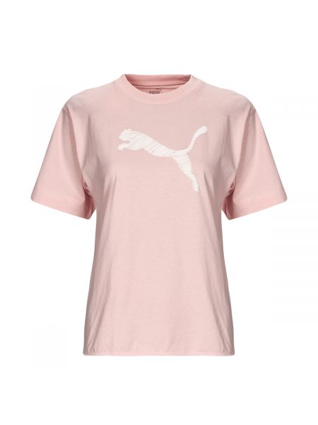 Koszulka z krótkim rękawem Puma różowa
