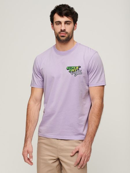 Camiseta Superdry violeta