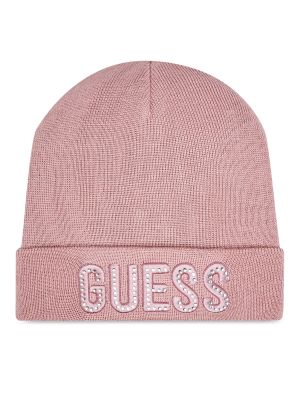 Beżowa czapka Guess