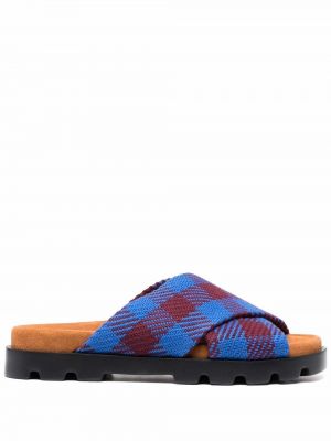 Mustriline ruuduline sandaalid Camper sinine