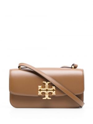 Nahka olkalaukku Tory Burch ruskea