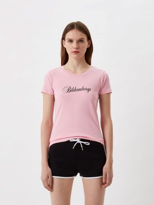 Розовая футболка Bikkembergs