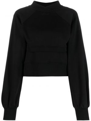 Sweatshirt mit stickerei Karl Lagerfeld schwarz