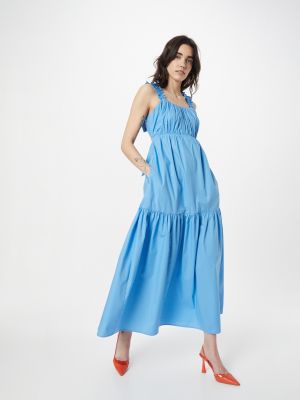 Μάξι φόρεμα Abercrombie & Fitch μπλε
