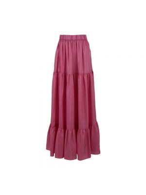 Różowa długa spódnica Solotre