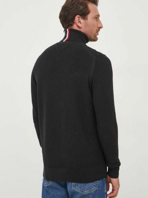 Bavlněný svetr Tommy Hilfiger černý