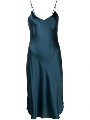 Шелковое платье Nili Lotan, синее