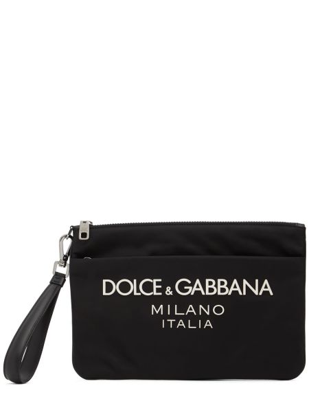 Νάιλον τσάντα Dolce & Gabbana μαύρο