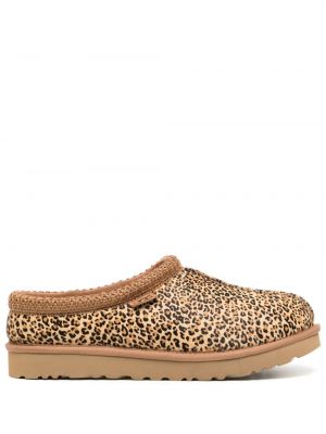 Domáce papuče s potlačou s leopardím vzorom Ugg