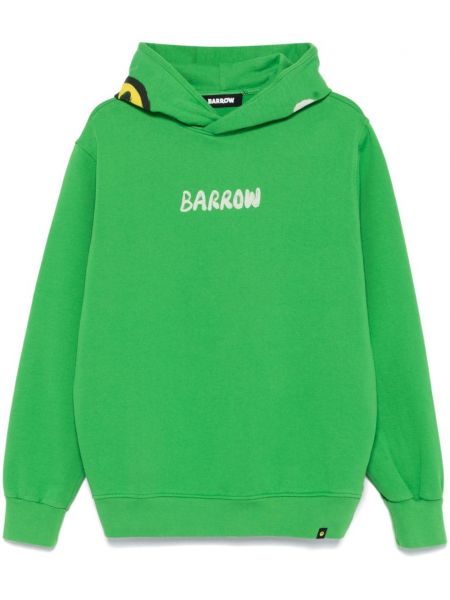 Baskılı hoodie Barrow yeşil