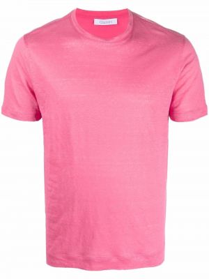 Прилепнала тениска Cruciani розово