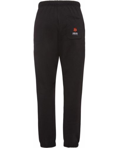 Bavlněné sportovní kalhoty Kenzo Paris černé