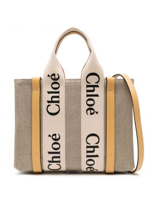 Δερμάτινη τσάντα shopper Chloé