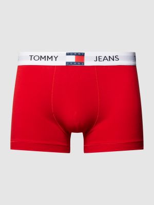 Bokserki slim fit Tommy Jeans czerwone