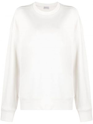 Sweatshirt mit print Moncler weiß