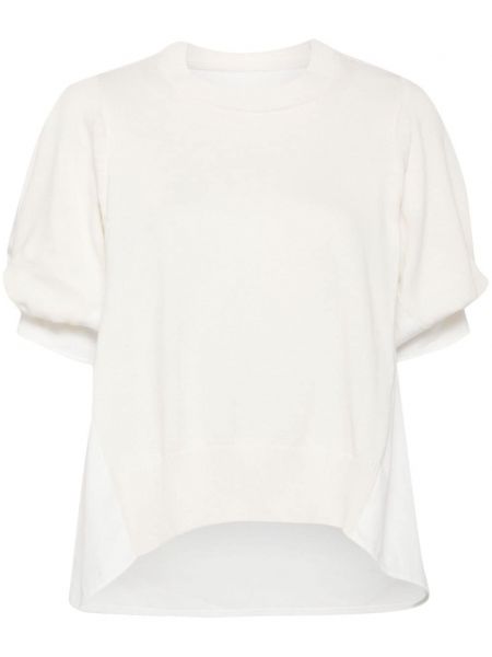 T-shirt Sacai blanc