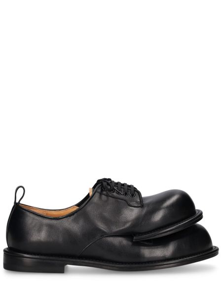 Derby cipele s vezicama s čipkom Comme Des Garçons crna