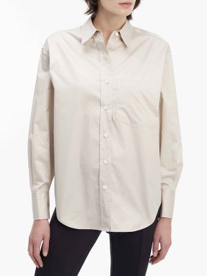 Camisa manga larga Calvin Klein beige