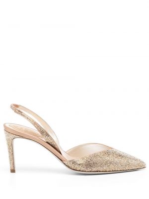 Slingback pumpar med remmar Rene Caovilla